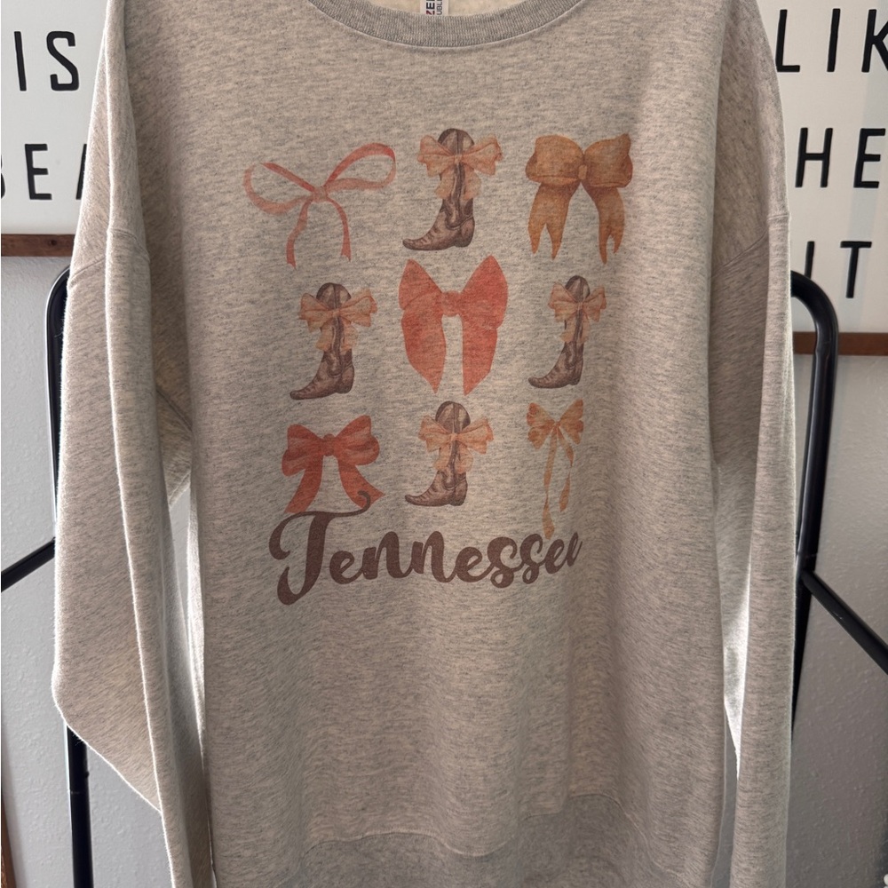 Heather Gray Tennessee Sweatshirt